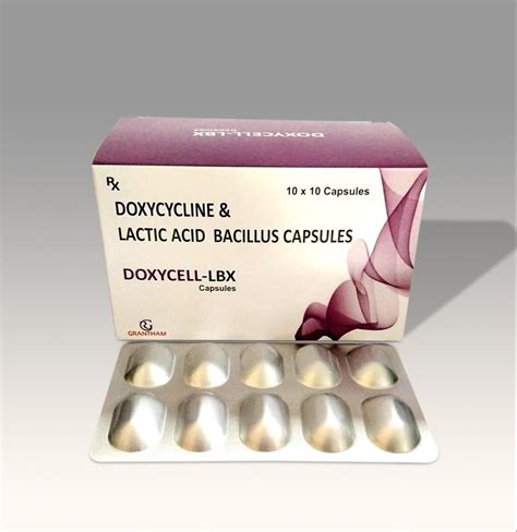 Doxycell Lbx 100mg Doxycycline And Lactic Acid Bacillus Capsule At Rs