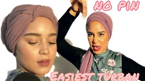 Fast And Easy Turban Tutorial No Pins How To Tie A Turban Youtube