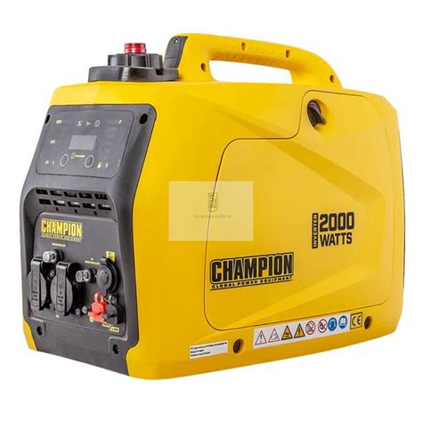 Rely on the 80cc engine and enjoy a quiet 53 dba for up to. Champion P.E.® 2000W Inverter Generator Stromerzeuger