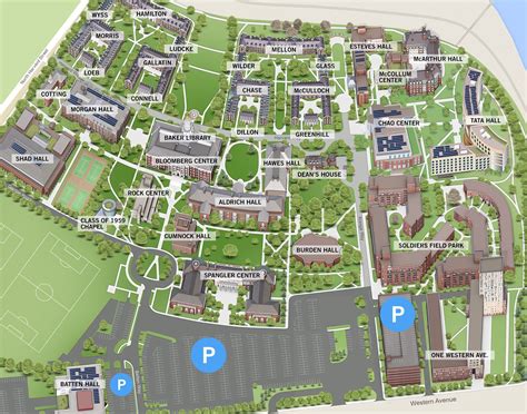 Harvard Campus Map Escola De Negócios Universidade Stanford