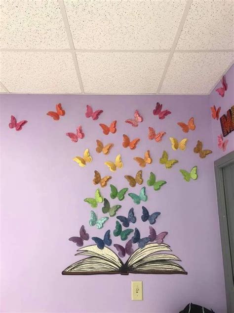 Pin By Katie White On Library Redo Library Decor Butterflies