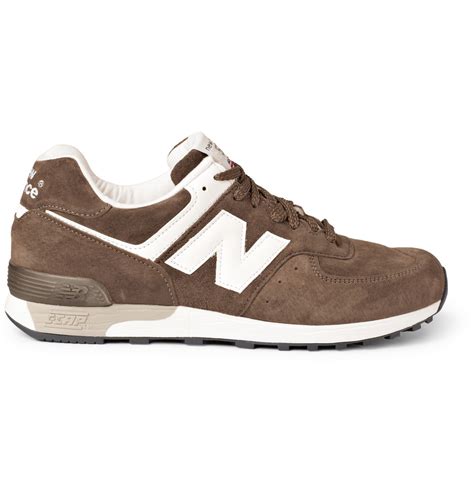 Lyst New Balance 576 Suede Running Sneakers In Brown For Men
