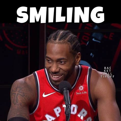 Kawhi Leonard Laughed And Smiled During The First 3 Questions On Media Day His Goals Are 1 Be