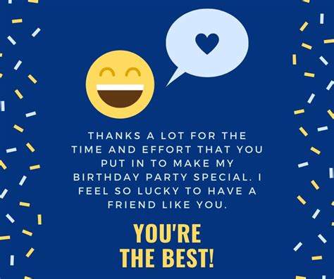 Thank You Messages For Surprise Birthday Party Thank You