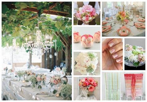 Wedding Color Schemes Mint And Pink