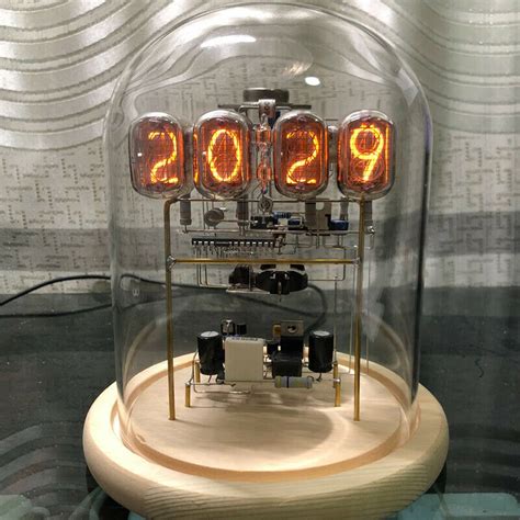 Nixie Tube Clock Led Digital Clock Led Nixie Clock Vintage Etsy