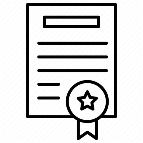 Certificate Achievement Recognition Award Icon Download On Iconfinder