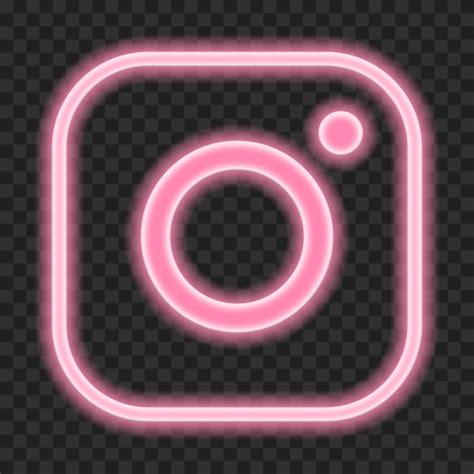 Hd Pink Outline Neon Instagram Ig Logo Icon Png Citypng The Best Porn