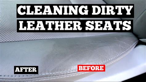 Don't scrub outside the stain or you could spread the ink to other parts of the seat. How To Clean DIRTY Leather Car Seats- Interior Car ...