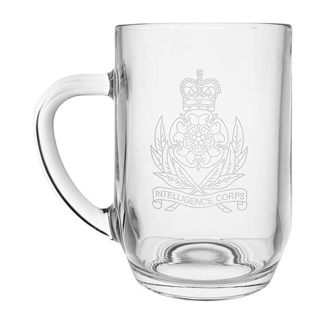 Intelligence Corps 1 Pint Haworth Glass Beer Tankard