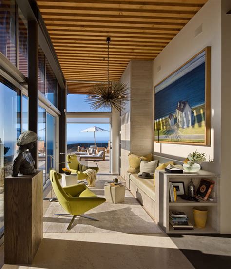 Pristine Interiors And Great Ocean Views For The Coastlands Residence