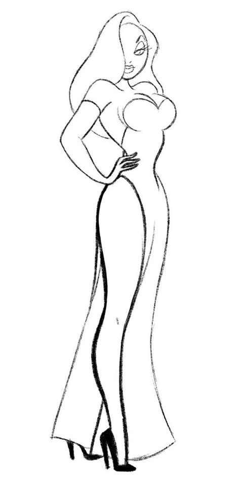 Coloring Pages Of Jessica Rabbit