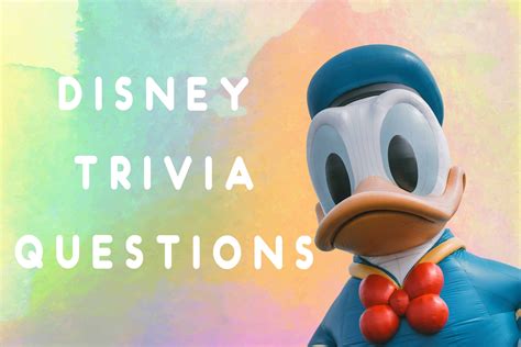 Best Disney Trivia Quiz Questions And Answers