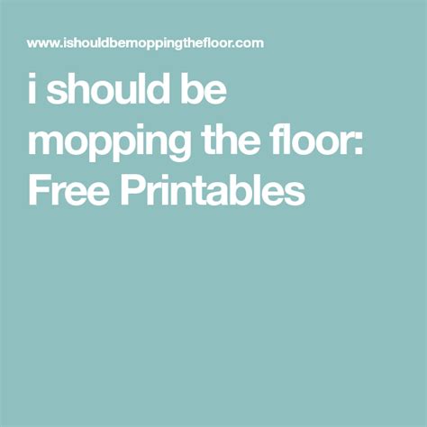 I Should Be Mopping The Floor Free Printables Printable Word Searches
