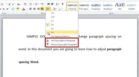 How To Change Paragraph Spacing In Word Howtech