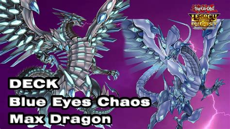 deck blue eyes chaos max dragon yu gi oh master duel youtube