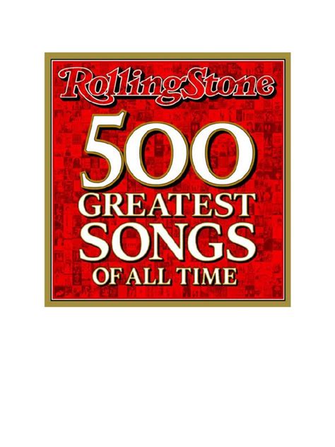 Las 500 Mejores Canciones De La Historia Segun Rolling Stones Pdf