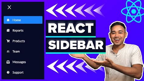 React Sidebar Navigation Menu Tutorial Beginner React JS Project Using Hooks Router YouTube