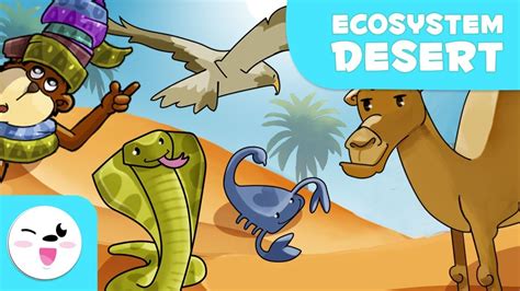 Animals Of The Desert Learning Ecosystems For Kids Youtube