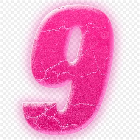 Number 9 Png Transparent Numbers 9 Texture Candy Glowing Numbers 9