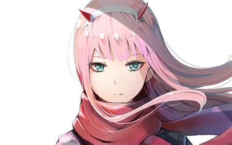 Download 950x1534 Wallpaper Zero Two Cute Anime Girl