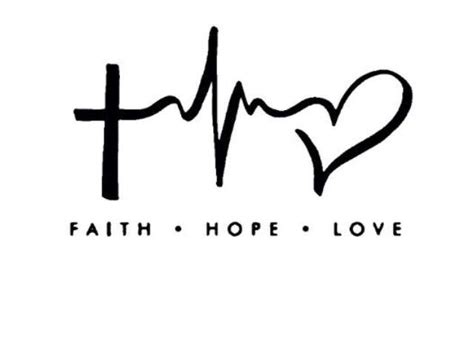 Faith Hope Love Christian Decals Faith Hope Love Faith Decal
