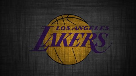 Lakers Logo In Blur Ash And Black Background Basketball Hd Sports