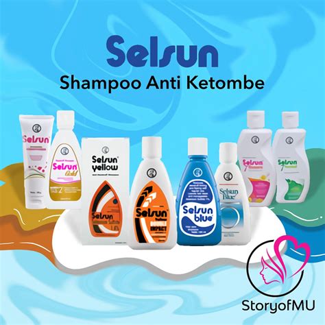 Promo Selsun Shampoo Conditioner Series Sampo Anti Ketombe Blue 5