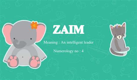 Zaim Name Meaning