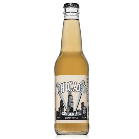 Chicago Draft Style Ginger Ale 12 Oz 12 Glass Bottles