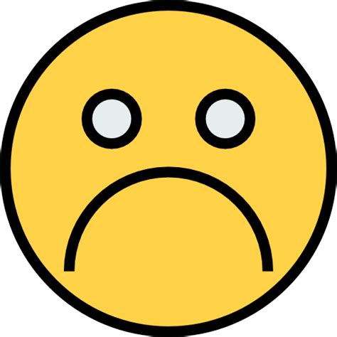Sad Emoticons Feelings Smileys Emoji Icon