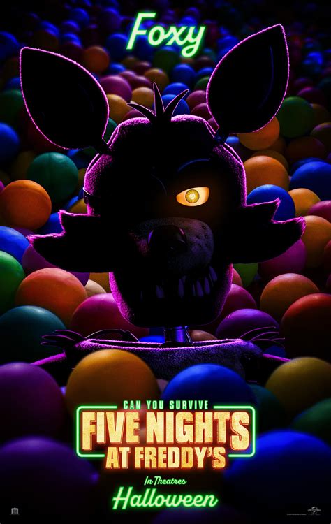 Fnaf Movie Foxy The Pirate Fox Poster High Resolution Five Nights