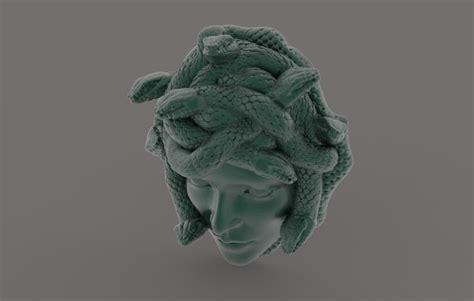3d Printed Gorgon Medusa By Skap14 Pinshape