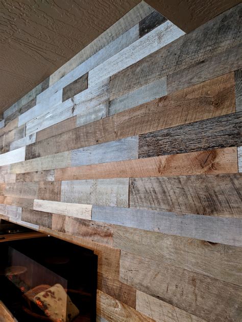 Reclaimed Wood Accent Wall Sustainable Lumber Co