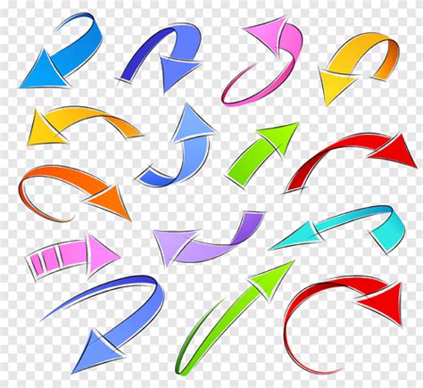 Set Of Colored Arrows Vector Free Vector In Encapsulated