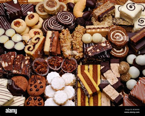 Cakes And Biscuits Stock Photo Alamy