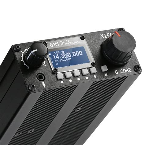 Xiegu G1m Hf Quad Band Portable Sdr Transceiver Qrp 5w Ssb Cw Am