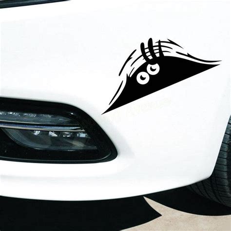 Funny Peeking Monster Scary Eyes Vinyl Car Decal Stickers Shopee
