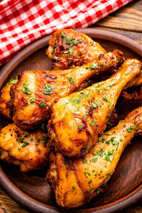 Chicken is not the most exciting meat one might eat, that's for sure. Baked Chicken Legs - Tender and Juicy! - Julie's Eats ...