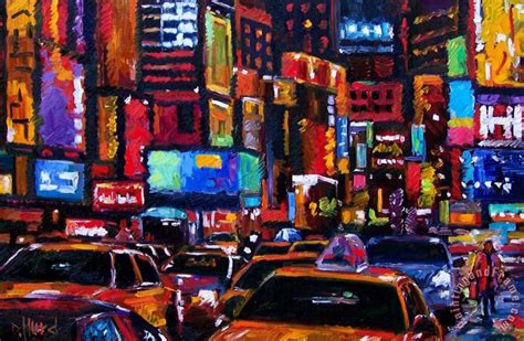 Debra Hurd Times Square Painting Times Square Print For Sale