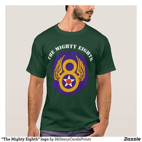 "The Mighty Eighth" logo T-Shirt. (This is an affiliate link from which
