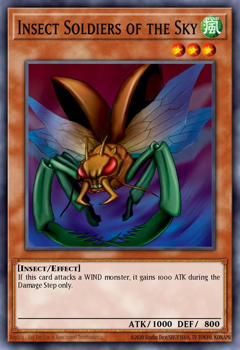 Insect Soldiers Of The Sky Yu Gi Oh Card Database Ygoprodeck