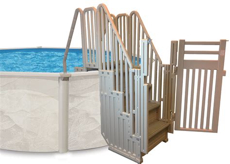 Confer Entry System For Above Ground Pools Blue