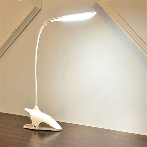 Led Reading Bed Clip Lamp Lightingbedroom Dimmable Eye Care Led Desk