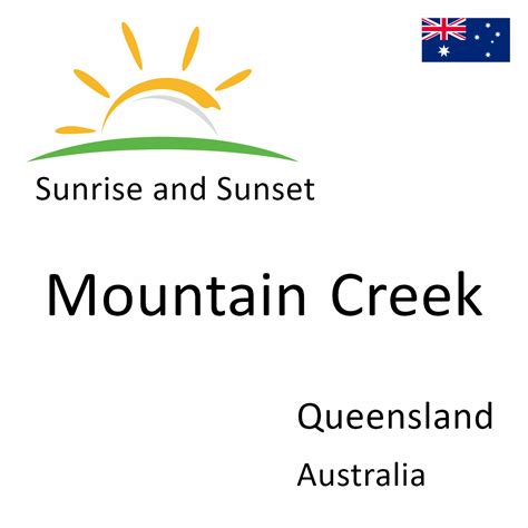 Sunrise And Sunset Times In Mountain Creek Queensland Australia