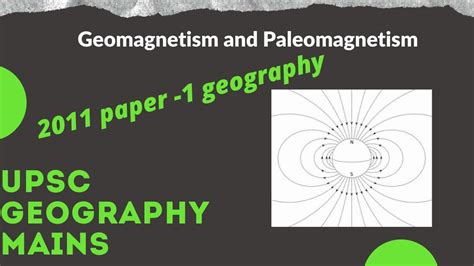 Geomagnetism And Paleomagnetism Geomorphology Geography Mains UPSC