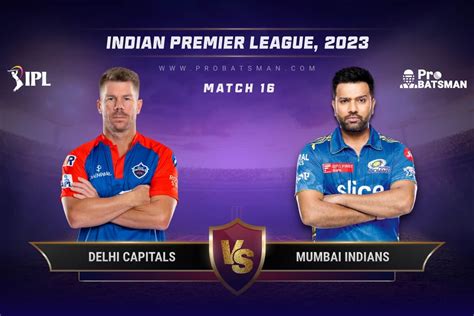 Dc Vs Mi Dream11 Prediction With Stats Pitch Report And Player Record Of