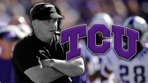 Breaking Gary Patterson Out At Tcu Tcu Horned Frogs Big Youtube
