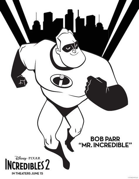 Pypus is now on the social networks, follow him and get latest free coloring pages and much more. Incredibles 2 Coloring Pages: Free Printable - Any Tots