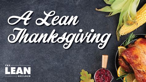 A Lean Thanksgiving A Fun Lean Planning Template Example